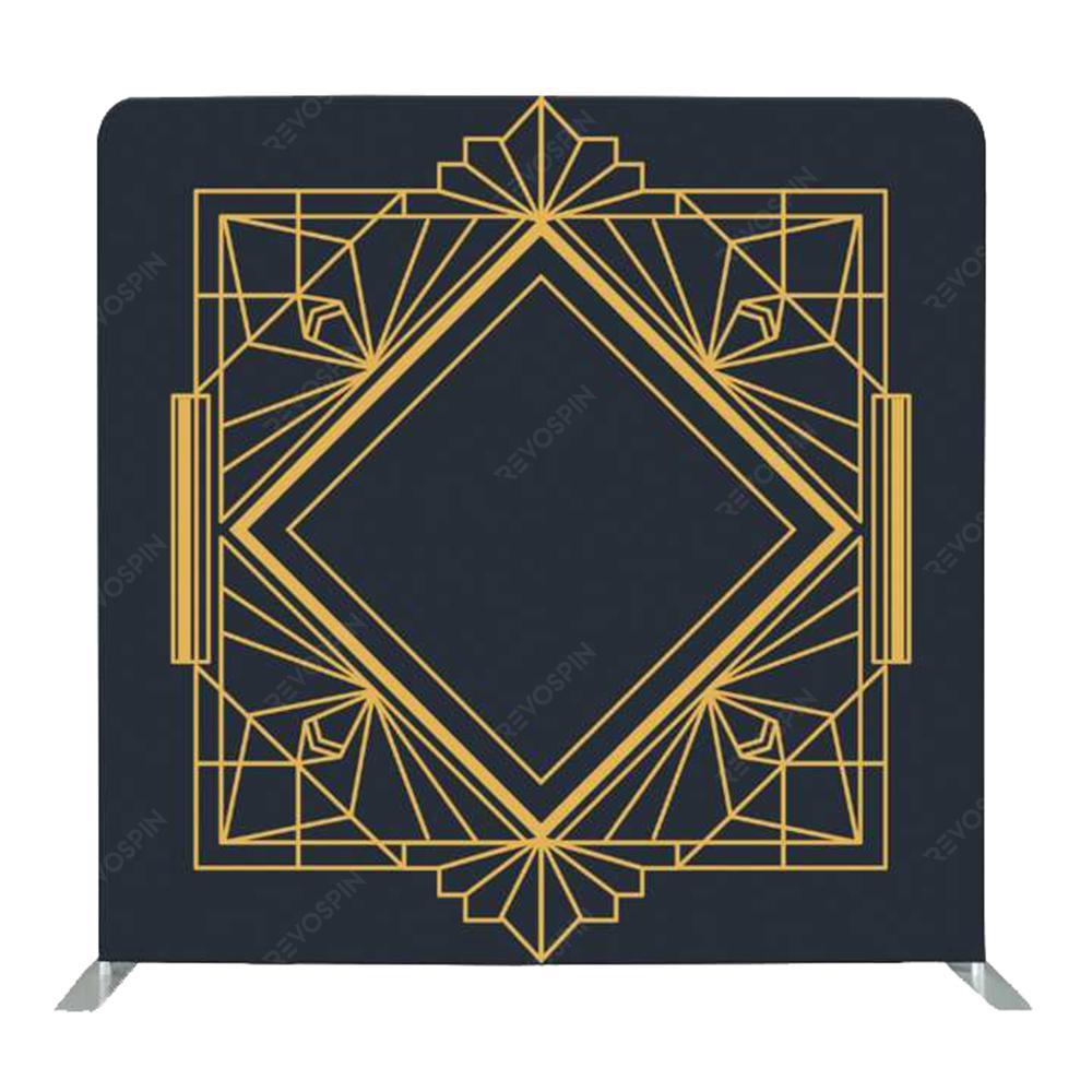 Art Decco Gatsby Geometric Tension Backdrop - VS Booths 360