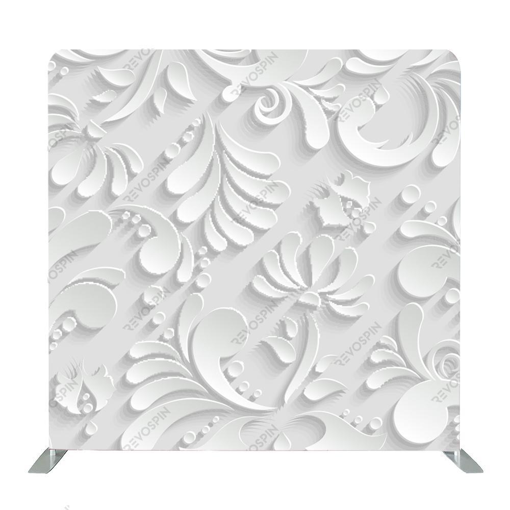Floral 3D Seamless Tension Backdrop - VS Booths 360