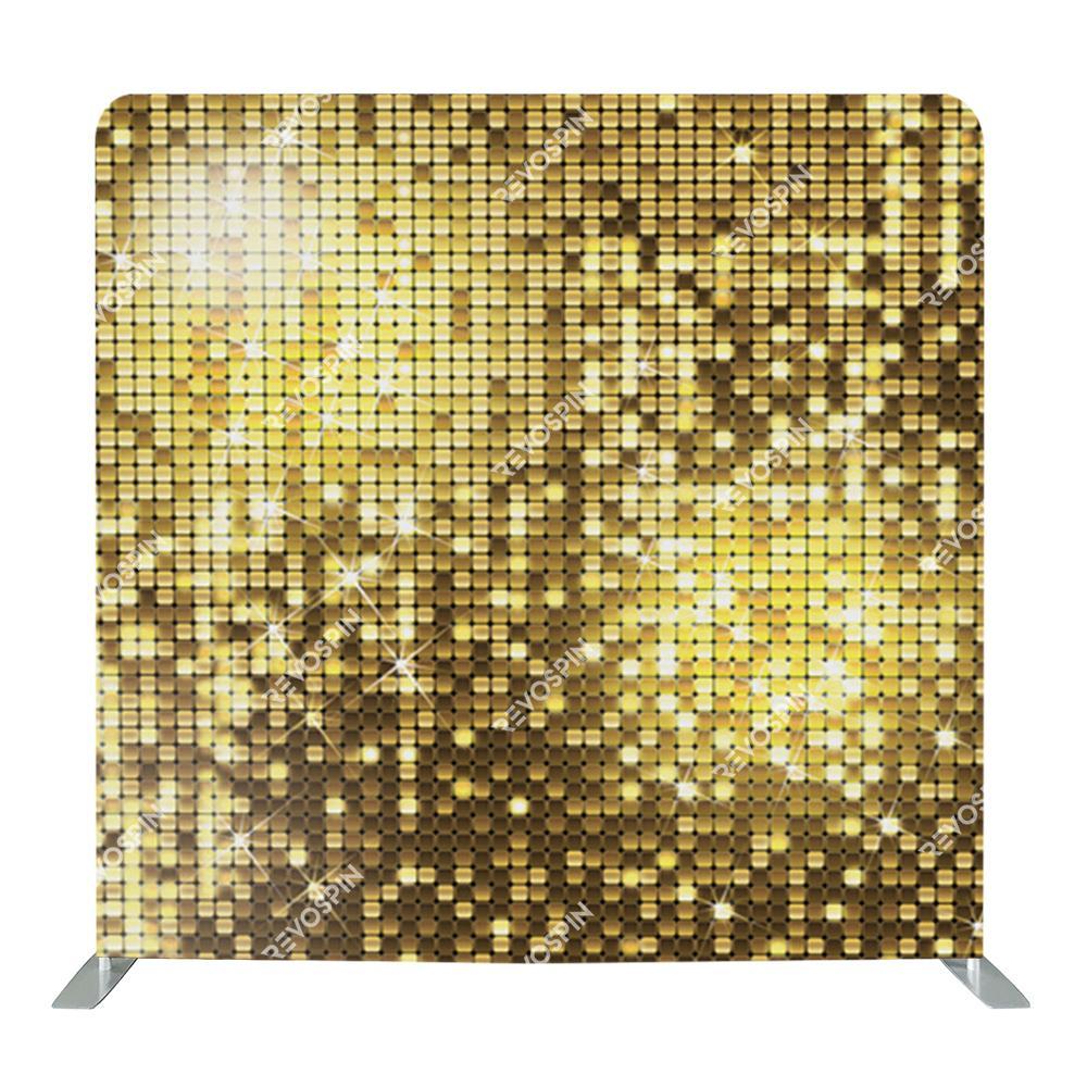 Golden Dot Tension Backdrop - VS Booths 360