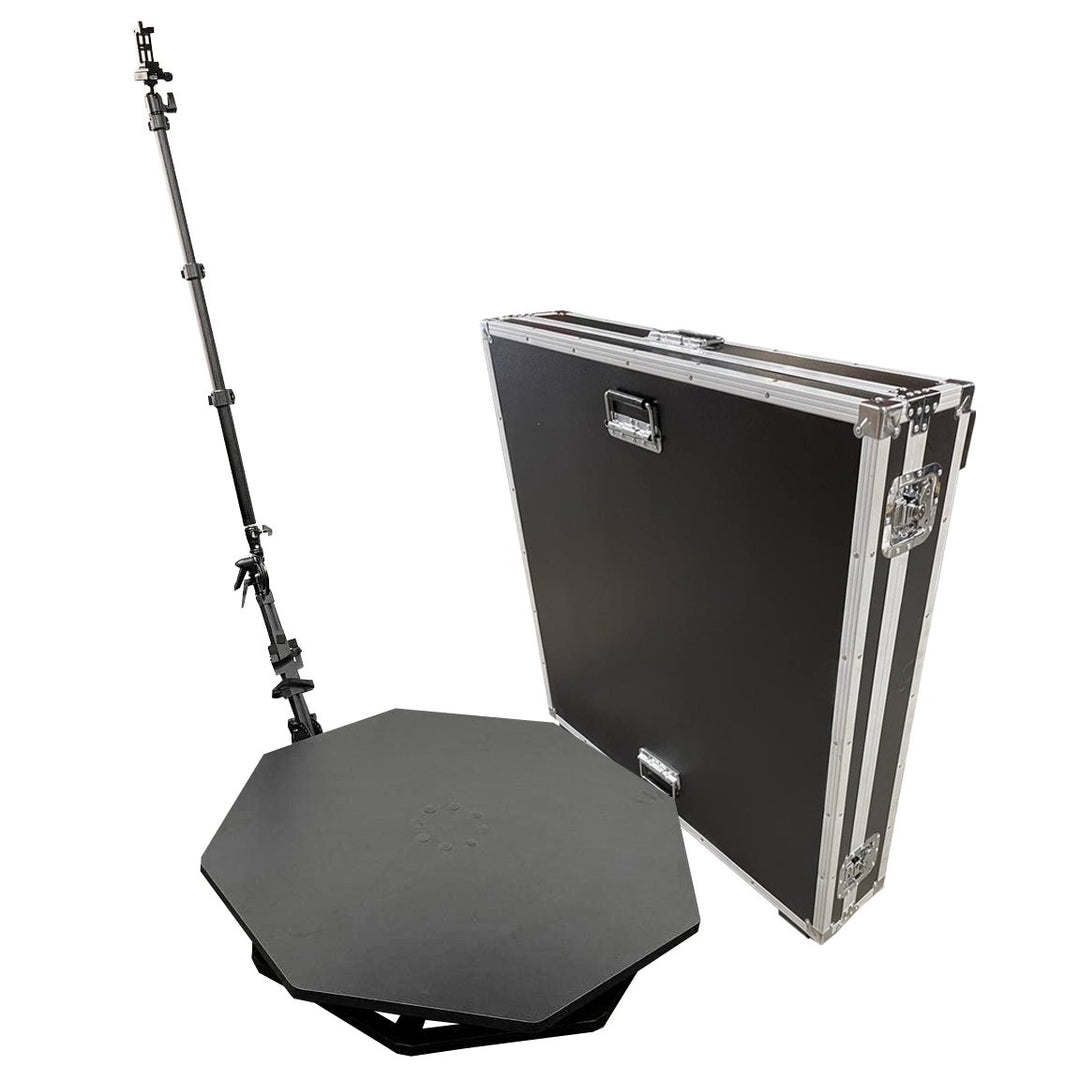 RevoSpin OM-5 Octagon 360 Photo Booth Deluxe Package (MANUAL SPIN) - VS Booths 360