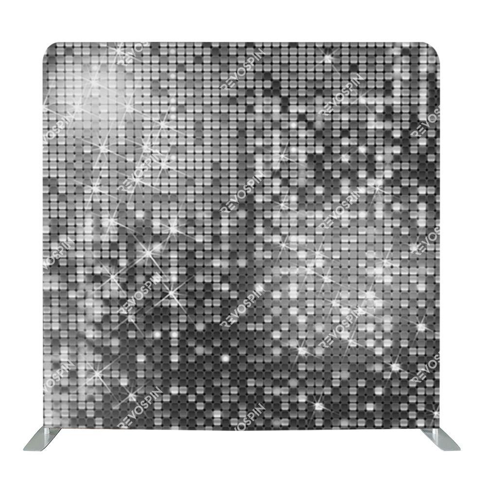 Silver Dot Tension Backdrop - VS Booths 360