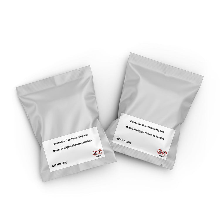 2 Bag Set 200g Composite Ti Powder For Cold Sparks - VS Booths 360