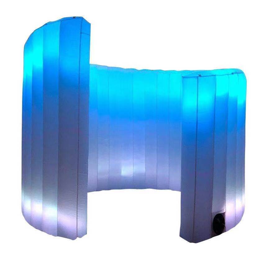 Curved Inflatable Wall - VS Booths 360