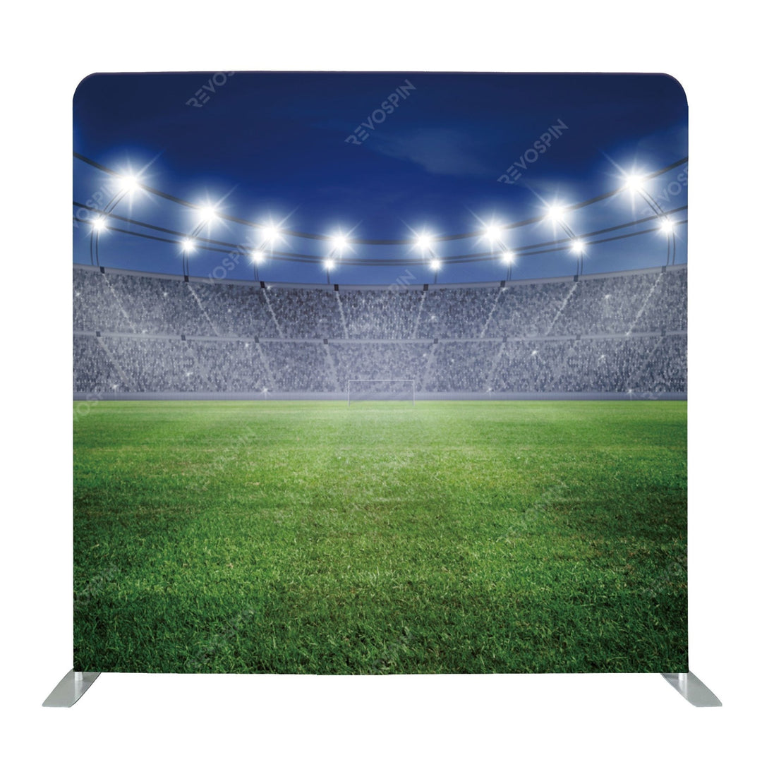 Football Field Tension Backdrop - VS Booths 360