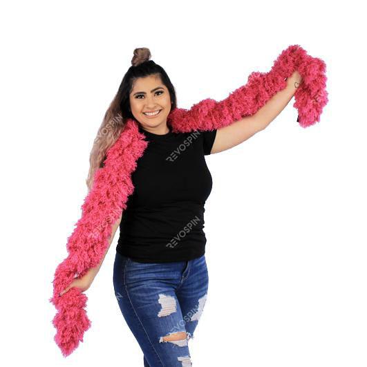 No Mess Super Sized Featherless Boa - Hot Pink - VS Booths 360