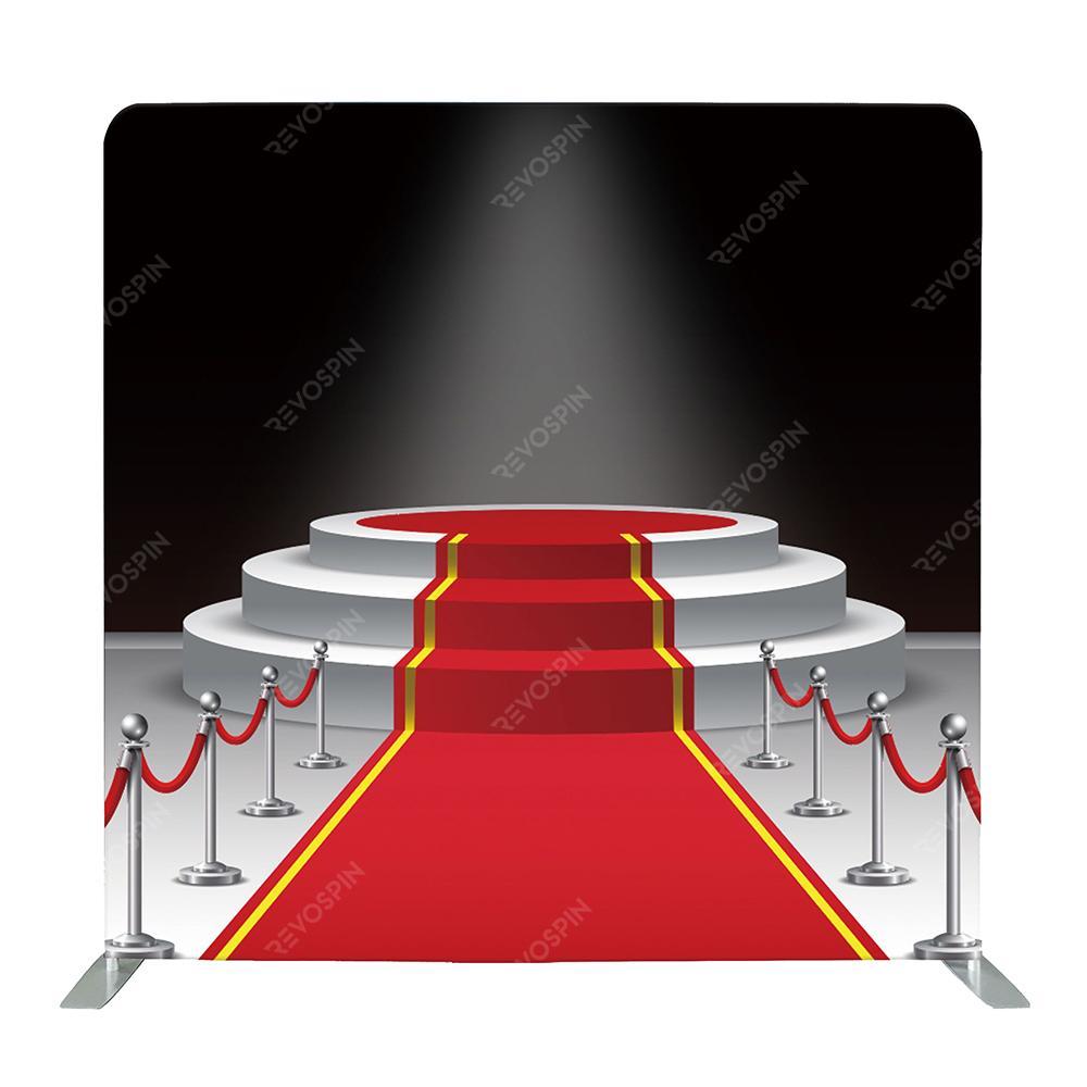 Red Carpet Spotlight Tension Backdrop - VS Booths 360