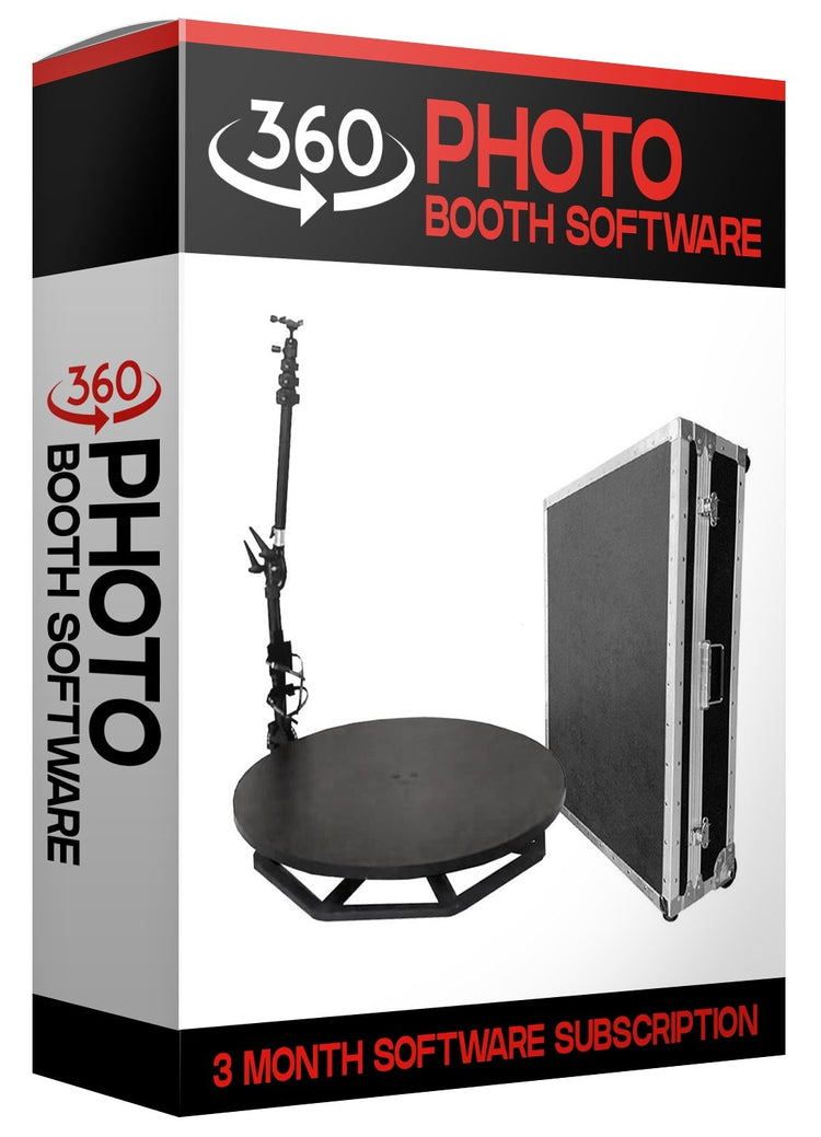 RevoSpin OM-4 Octagon 360 Photo Booth Deluxe Package (MANUAL SPIN) - VS Booths 360