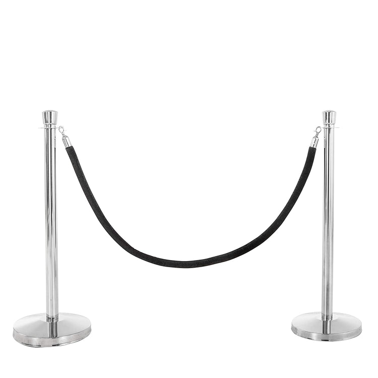 Velvet Rope With Stanchions - VS Booths 360